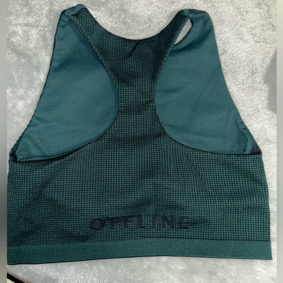 Offline by Aerie Seamless Waffle High Neck Sports Bra Bundle - Picture 5 of 6